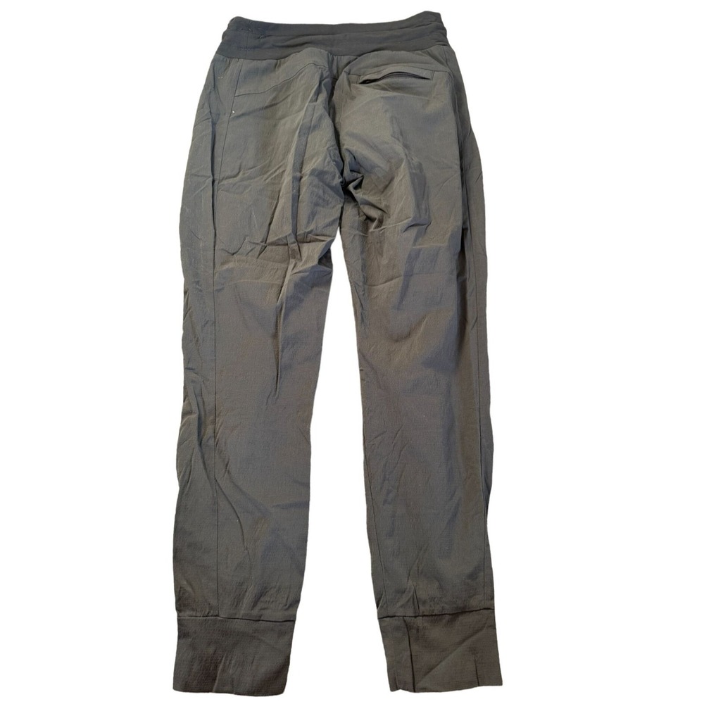 Athleta Gray Active Pants Joggers Size 0‎ Nylon Spandex Zip Pockets Woman's | f2 - Picture 3 of 9